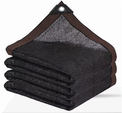 2x2m schaduwnet, 75% UV-bescherming schaduwdoek, kas schaduwzeil met windwerende werking, geschikt voor plantenafdekking, kassen, tuin, pergola, terras en dierenverblijven.