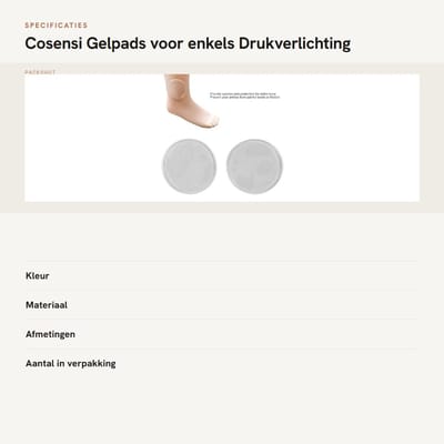 Dailygoods- Gelpads voor Enkels - Vermindert Druk - Beschermt Enkelbeen - Geschikt voor Schaatsen - Inclusief 2 Stuks - Lichtgewicht en Draagbaar - Enkelkussen