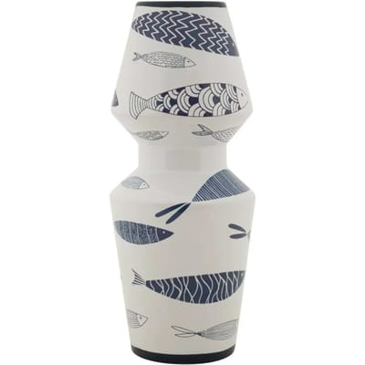 Vaas Mauro Ferretti Ceramica Fish Double