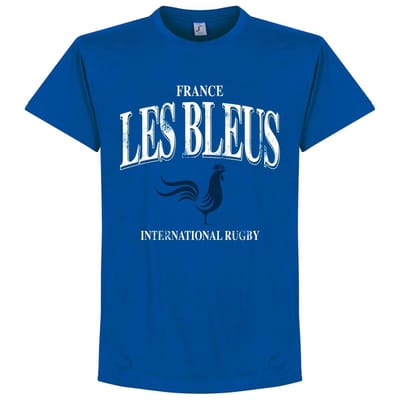Frankrijk Les Bleus Rugby T-Shirt - Blauw - XXXXL