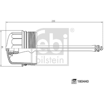 Deksel, oliefilterbehuizing FEBI BILSTEIN 180440