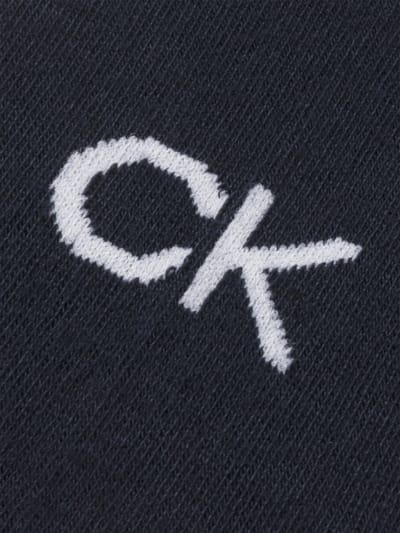 Calvin Klein Sneaker Gripper (2-pack) - dames enkelsokken - marineblauw