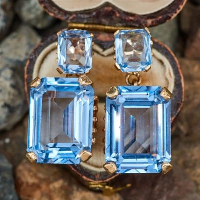1 Paire Boucles d'Oreilles Pendantes Mode et Style Minimaliste Incrustées de Zircon Cubique Bijoux Cadeau gray