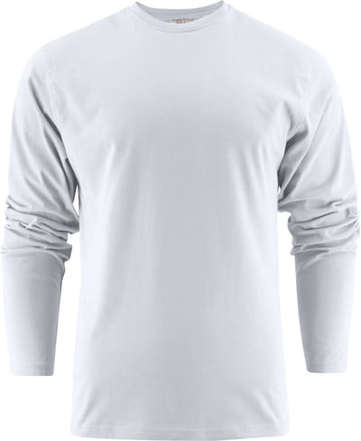 Printer HEAVY T-SHIRT L/S 2264016 - Wit - 4XL