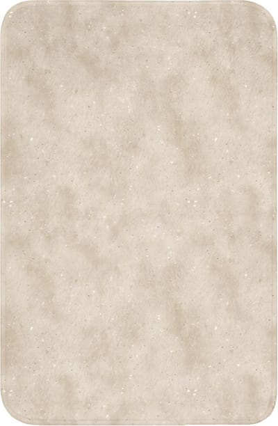 WC mat 40x60 cm - Antislip - Structuur - Spikkels - Beige - Toiletmat - Vloermat - Douchemat - Toilet tapijt - Toiletmatten