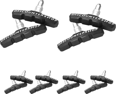 Fiets remblokken set - 6 Paar (12 Stuks) Universele V Remblokjes 70mm - Voor Mountainbike, Stadsfiets, Vouwfiets en Tourfiets