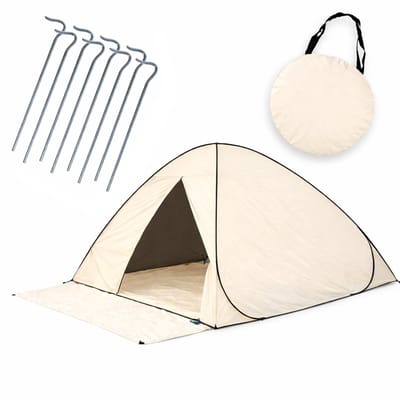 Eurocatch Festival Tent 200x130 cm - Pop-up Werptent, Waterproof 210D Oxford Nylon, Verduisterend, Inclusief Haringen en Opbergtas - Opgezet in 5 Seconden