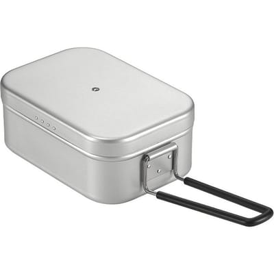 Camping Lunchbox Opvouwbare Handvat Aluminium Camping Bento Container Camping Picknick Kookgerei 650ml L