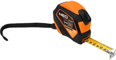 NEO TOOLS 67-233 - Stalen Rolmaat - 5m x 25mm - Automatische Blokkade - Magneet
