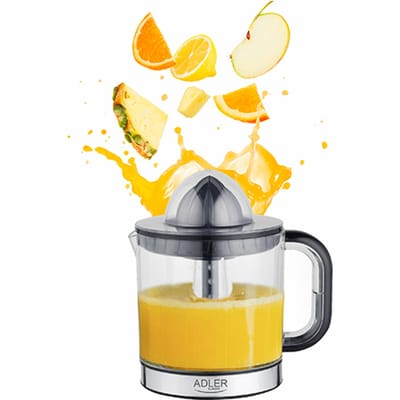 Citruspers elektrische start/stop-sapcentrifuge 2 verwisselbare kegels rechter rotatie linker pulpverstelling 60W 1,2L