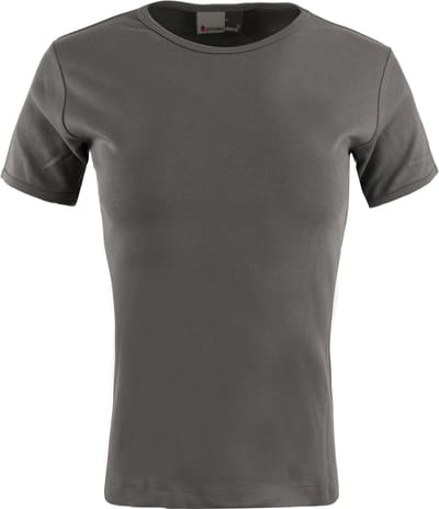 Dames T-shirt Promodoro Interlock Lichtgrijs - S