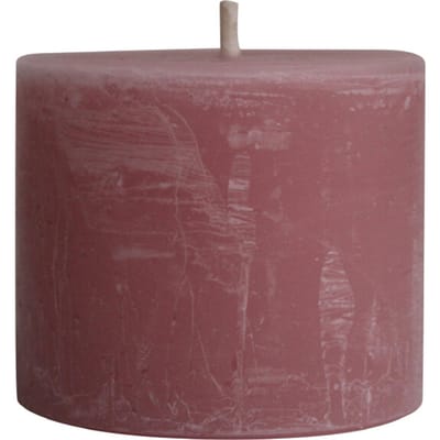 PTMD - Kaars Rustic Outdoor - Roze - 15x15x12cm