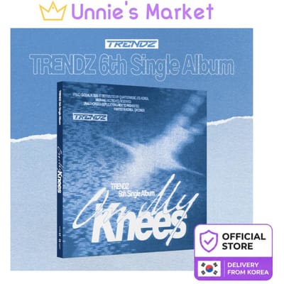 TRENDZ 6e Single Album [On My Knees] + Gratis Cadeau 1EA blue