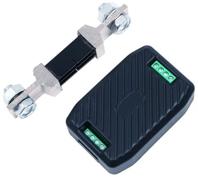 Spannings- en Stroommeter - Energiemeter Voltmeter - Elektrische Metingen Uitvoeren - RS485 Communicatie Module - 300V 300A - Zwart
