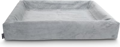 Bia Bed - Rib Hoes Hondenmand - Grijs - Bia-6 - 100X80X15 cm