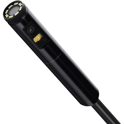 Caméra endoscope borescope à double objectif pour Android iOS et câble flexible de 5 m