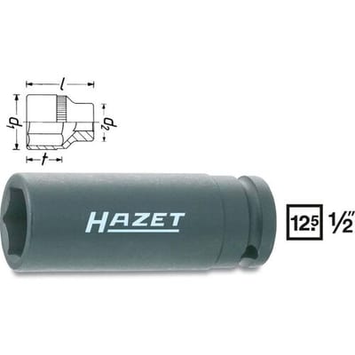 Hazet 900SLG-16 900SLG-16 Kracht-dopsleutelinzet 1/2 (12.5 mm)