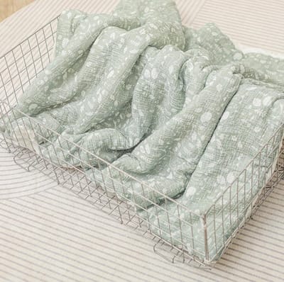 Zachte Babydeken Katoen Minky 100x135 cm Oeko-Tex Wiegdeken