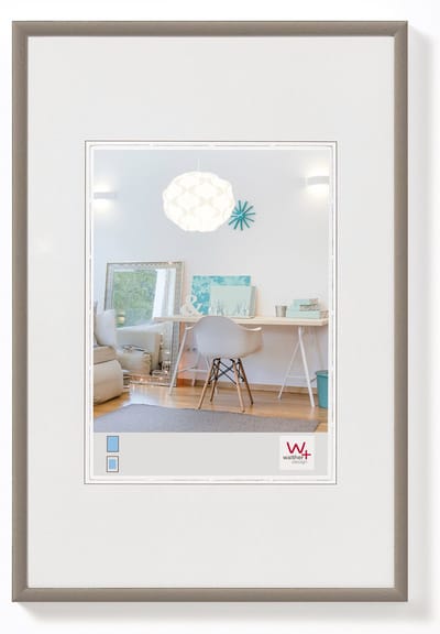 Walther New Lifestyle - Kunststof lijst - Fotoformaat 13x18 cm - Staal