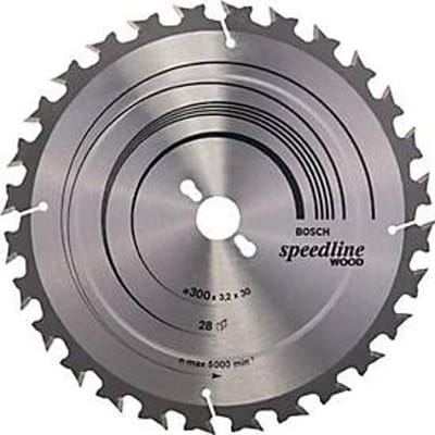 Cirkelzaagblad Speedline Hout AD 315mm Z.28 WZ Bohr.30mm Schnitt-B.3,2mm
