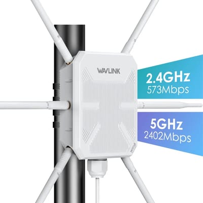 Vedder House - Wifi router - Wifi versterker - Wfi range extender - Netwerk - Geschikt voor buiten