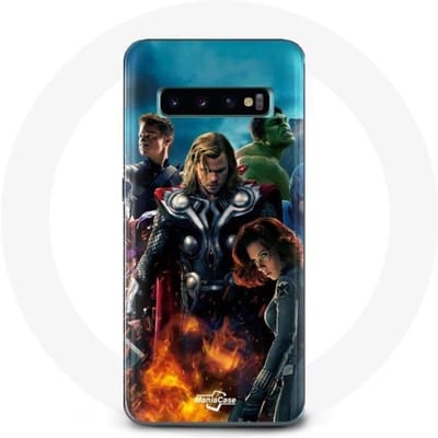 Coque pour Samsung Galaxy s10 edge Avengers film de super héros