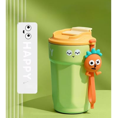 316 Roestvrijstalen Thermosbeker voor Meisjes, Draagbare Beker voor Cola, Begeleidende Beker voor Mannen, Koffie Thermosbeker. 450ML