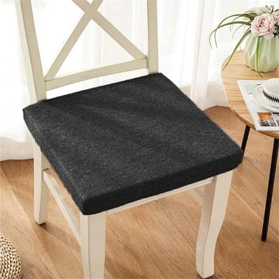 Traagschuim zitkussen - Comfort kussen - Langdurig zitten - Antislip ontwerp - 45 x 45 cm - Zwart