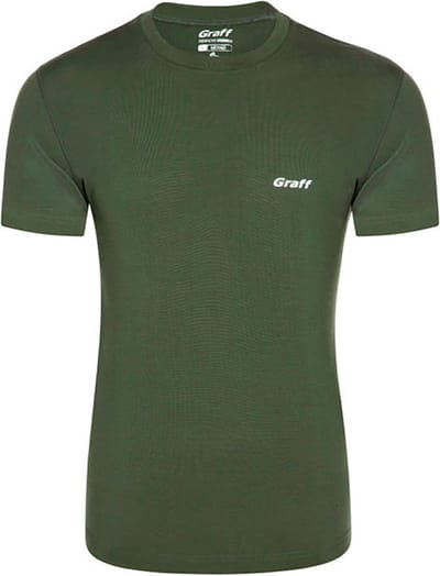 Graff Merino Warm 918 Korte Mouwen Basislaag Groen 2XL Man