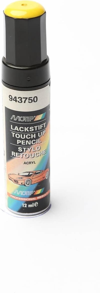 Motip 943750 - Auto lakstift - Geel - 12 ml
