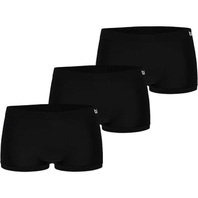 Apollo Seamless Hipsters Dames Bamboe 3-Pack Zwart Naadloos - Maat XL