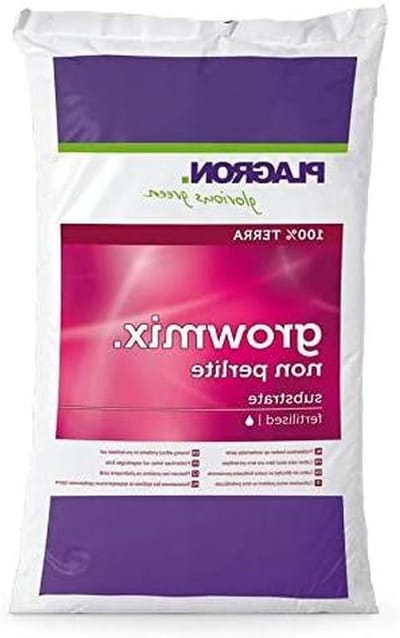 Plagron Grow Mix - Kweekgrond Zonder Perliet - Planten Kweken - Voorgemest - 50 Liter - Bruin