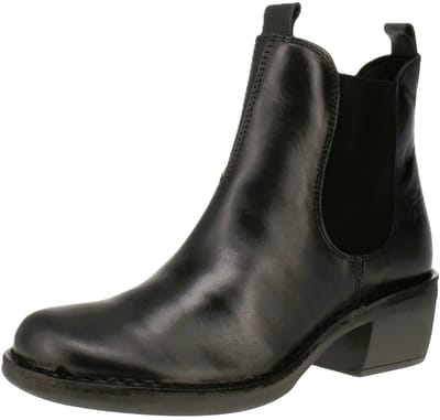 Fly London MEME030FLY - Chelsea Boot - Rug-Black