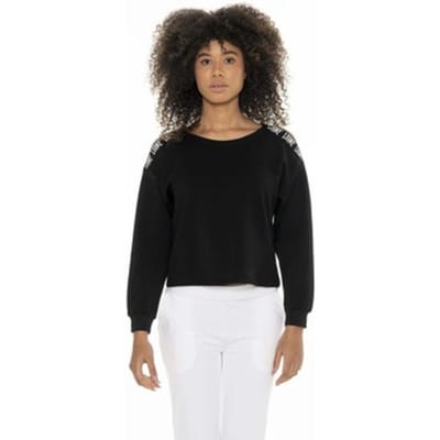 Sweaters Leone 1947 Woman Crewneck Black White