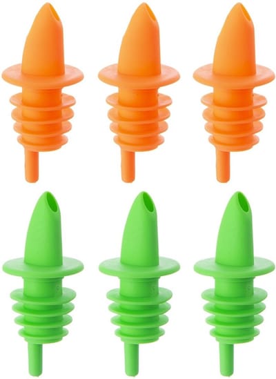 Schenktuit Schenktuit Flexibel 6 stuks - Fles Schenker - Schenkdoppen - Dispenser