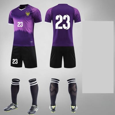 Voetbaltenue Pak Dames Volwassen Wedstrijd Teamuniform Basis- en Middelbare School Studenten Zomer Training Sport Korte Mouw Voetbalkleding 3XS