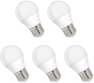 Spectrum LED Kogellamp E27 4W - 230V - 320 Lumen - 3000K Warm wit - Gezellig licht - Energiezuinig - 5 stuks