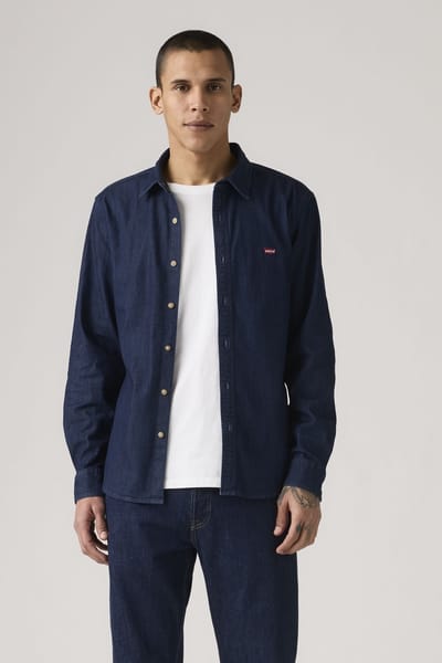 Levi's Battery Housemark Slim Fit Shirt Size: S | Casual Shirts Outlet | Heren | Blauw