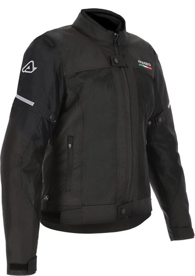 Acerbis On Road Ruby Dames Zwart Textiele Motorjas - Jas