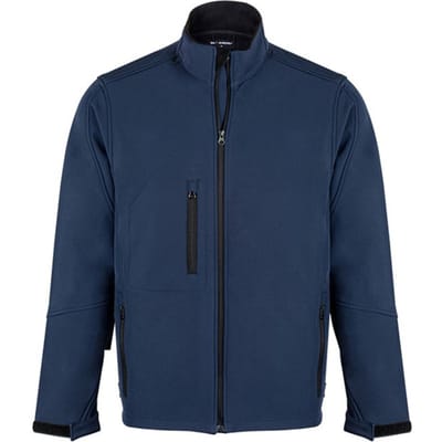 Milanoro - Wind- en waterdichte softshell jas - Jas zonder kap - Navy - L