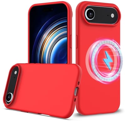 Coverup Hoesje - Geschikt voor iPhone Air Hoesje - Coverup Liquid Colour Back Cover - MagSafe Compatible - Rood