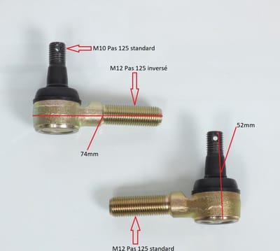 alle ballen balhoofd voor motor yamaha 450 yfz-r 2003 tot 2015 51-1028 nieuw