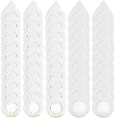 Dailygoods- Navelpleisters 50 Stuks - Zelfklevende Castoroliepleisters - Druppelvormige Navelpleisters - Ademend Microvezel - 7 x 9 cm - Eenmalig Gebruik - Oliepleisters