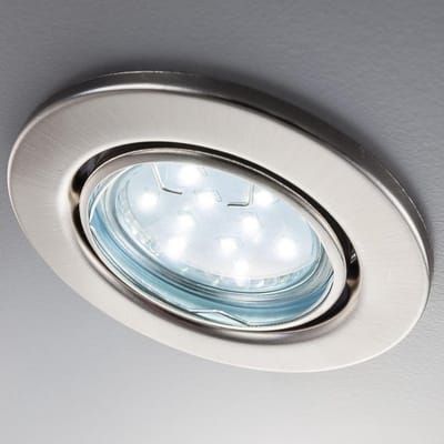 B.K.Licht - Inbouwspots - LED - 10 stuks - ronde - vor binnen - met GU10 - kantelbaar - spotjes inbouw - IP23 - Ø8.6cm - 3.000K - 250Lm - 3W