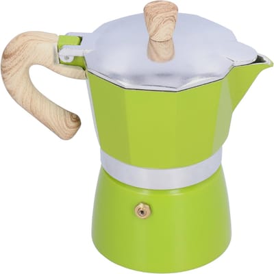 Cafetière 150ML Cafetière Moka de Table Cafetière Bouilloire pour Cuisinière à Gaz Cuisinière à Éthanol
