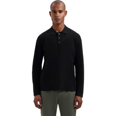 Dstrezzed Ds_chev Polo Black Maat: XL | Longsleeves Outlet | Heren | Zwart
