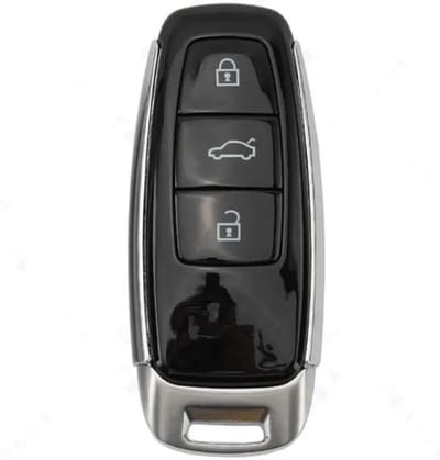 XEOD Autosleutelbehuizing - sleutelbehuizing auto - sleutel - Autosleutel / 3-Knops geschikt voor Audi