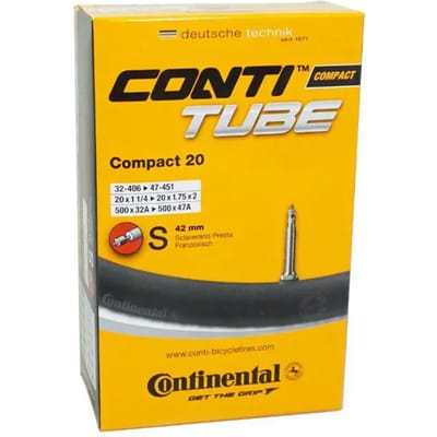 Continental Fiets Binnenband 20 inch 32-406 tot 47-451 SV-ventiel 20x 1 1/4 1,75