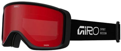Giro Sagen Stacked Skibril Voor Dames Rood,Zwart Amber Scarlet/CAT2 Vrouw