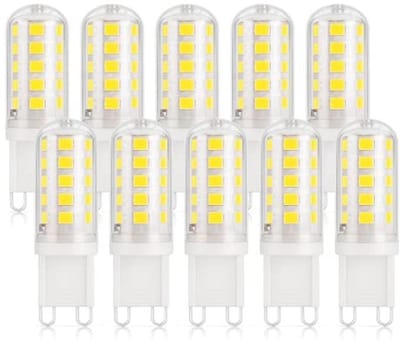 LED G9 Lamp Koel Wit 6000K - 3W Halogeen Vervanging, Non-Dimbaar, 410lm, Energiezuinig - 10 Stuks